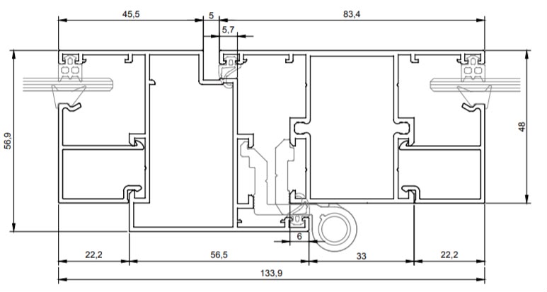 Алюминиевый профиль Ruit 48C