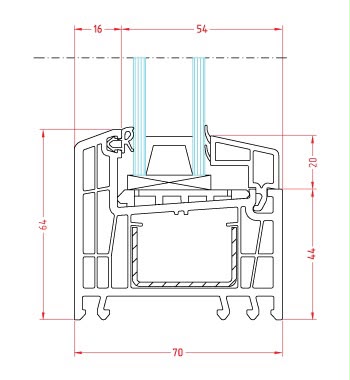 Профиль BRUSBOX 70-6