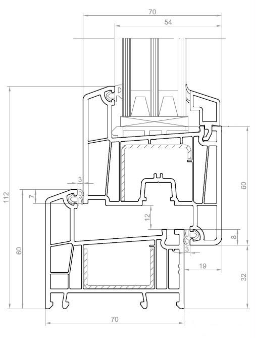 Профиль BRUSBOX SUPER AERO 70